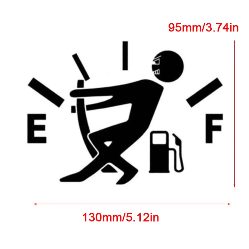 autocollants en vinyle pour bouchon de jauge de carburant de voiture